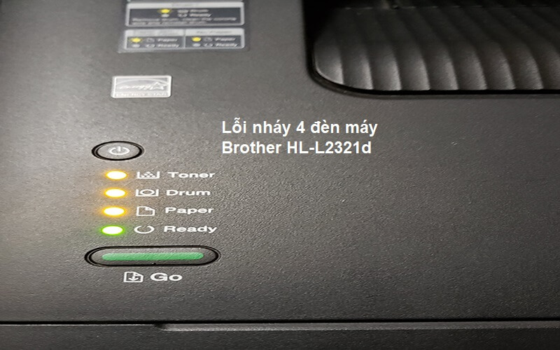Máy in Brother đen trắng báo lỗi